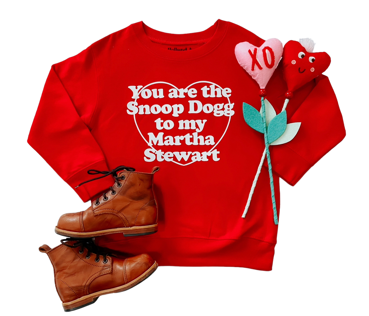 Snoop to my Martha © | Kids + Adult Valentines Sweatshirt