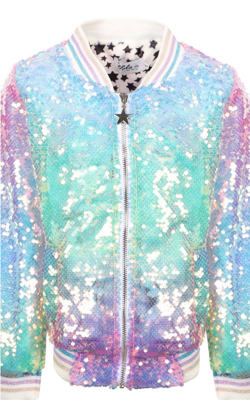 ICY OMBRE SEQUIN JACKET - Lola and the Boys