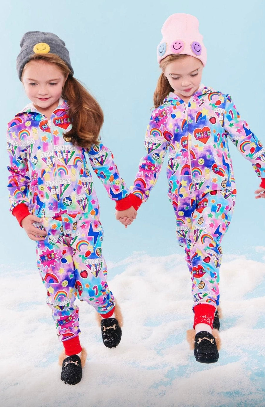WOMEN'S SANTA’S BFF HOLIDAY ONESIE