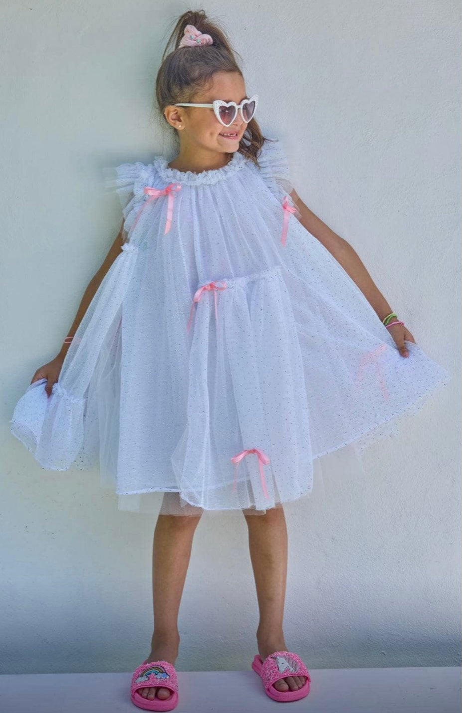 JOLIE BOW SHIMMER DRESS