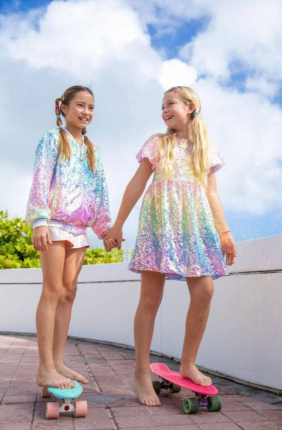 ICY OMBRE SEQUIN JACKET - Lola and the Boys