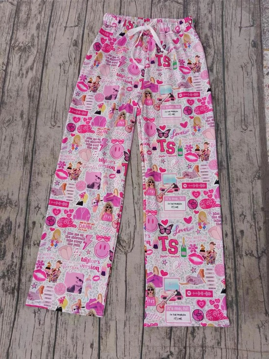Women’s Pink Singer Bottom Pants Pajamas