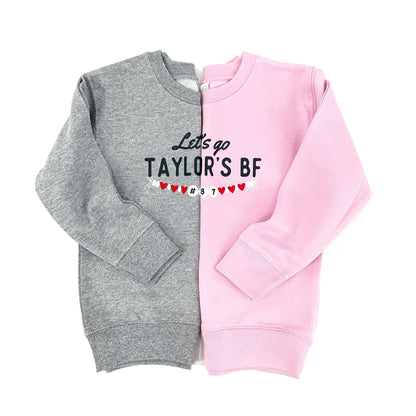 Taylor’S BF kids sweatshirt Super Bowl