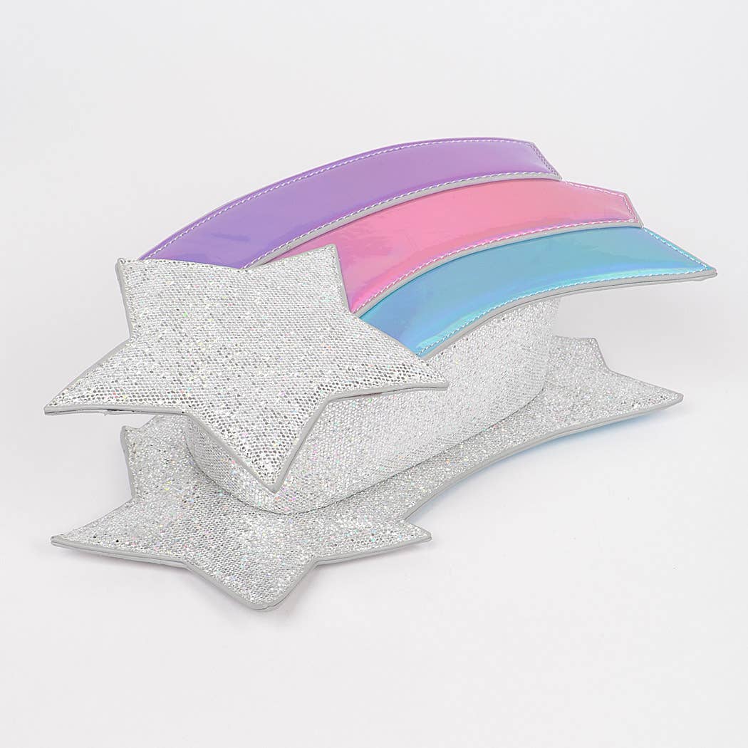 Glitter Star Clutch Purse