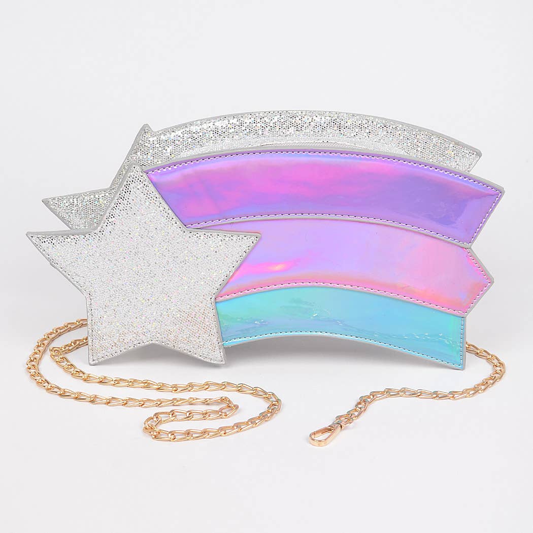 Glitter Star Clutch Purse