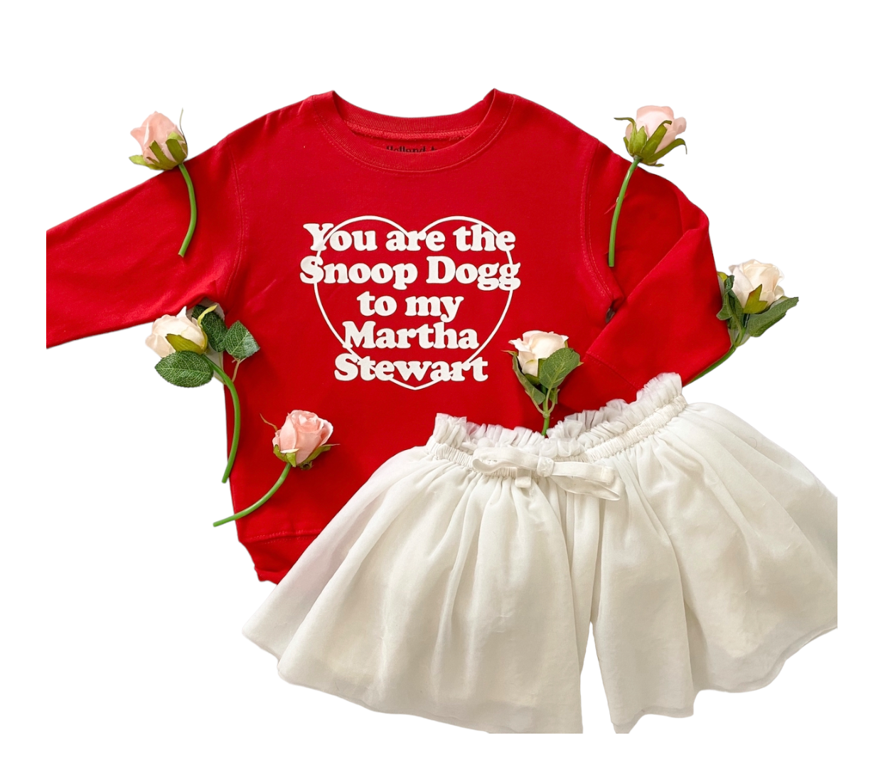 Snoop to my Martha © | Kids + Adult Valentines Sweatshirt