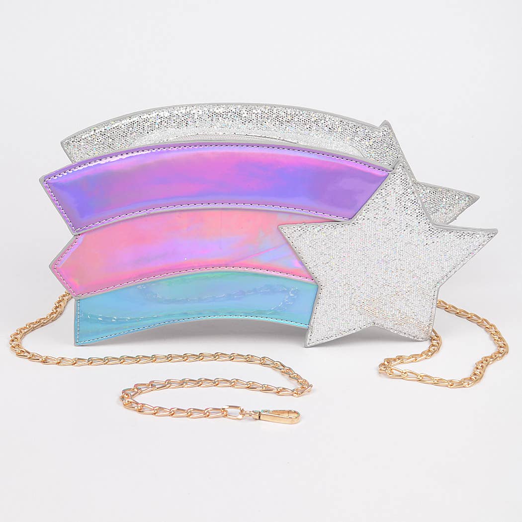 Glitter Star Clutch Purse