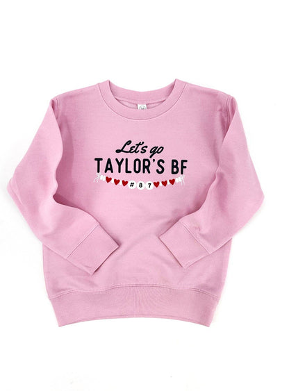 Taylor’S BF kids sweatshirt Super Bowl