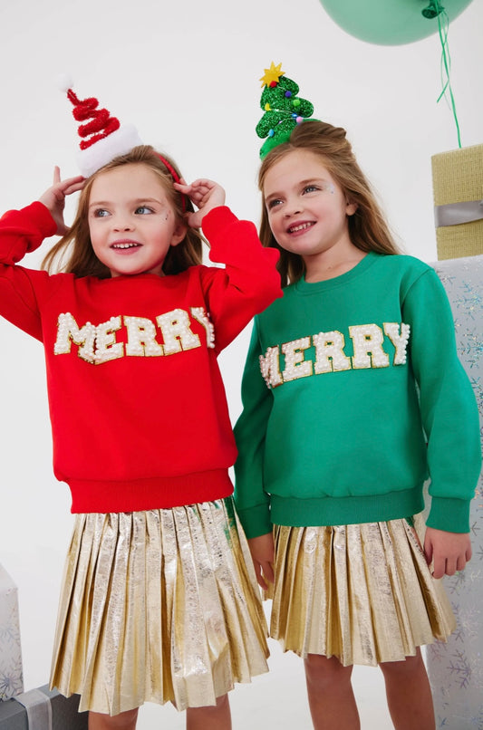 GIRLS MERRY PEARL SWEATSHIRT